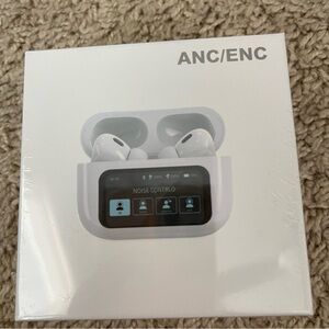 Earphones with Charging Case - White